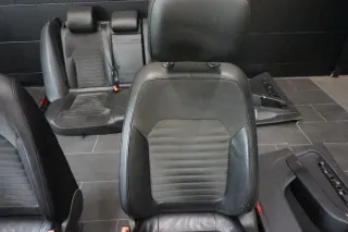VW Passat 3AF Variant Highline Sitze Ausstattung Leder Alcantara Schwarz - Bild 4