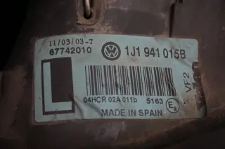 VW Golf 4 IV Scheinwerfer Halogenscheinwerfer links Front Licht 1J1941015B - Bild 6