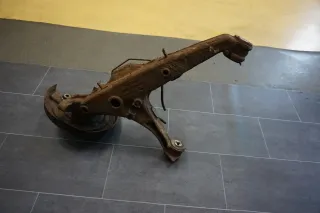 Achsschenkel VW T5 GP 2,0 TDI Radlagergehäuse hinten links komplett 7H0501413D - Bild 5