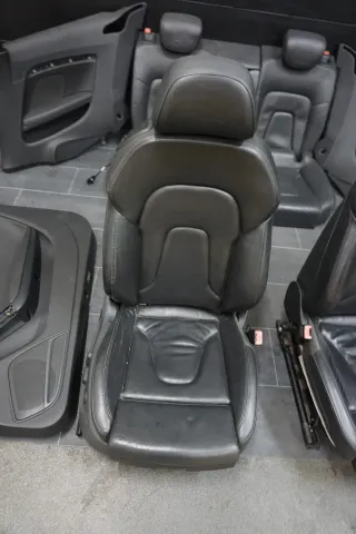 Audi A5 8T Coupe Volleder Leder Schwarz Sitze Ausstattung Sline Innenausstattung - Bild 6