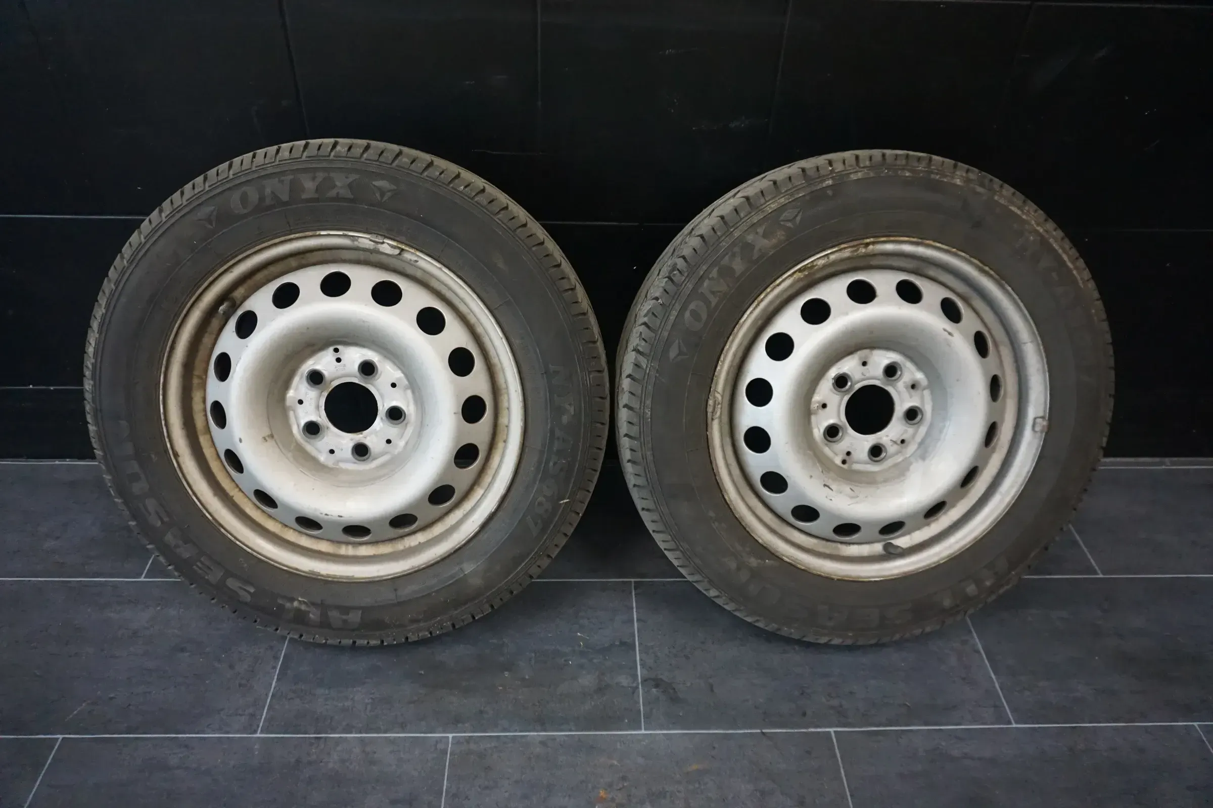 2x Allwetter All Season Stahlfelge Mercedes Vito 447 -195/65R16C Reifen Räder - Bild 1