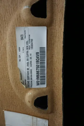 Seat Leon 1M Cupra R Dachhimmel Himmel Verkleidung schwarz 1M6867501BP - Bild 9
