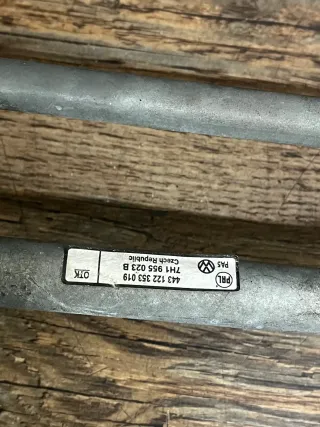 original VW T5 Bus Wischergestänge vorne Wischermotor 7H0955113 7H1955023B - Bild 6