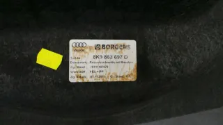AUDI A4 Avant B8 8K Kofferraum Teppich Verkleidung Ersatzrad Fach 8K9863697D - Bild 4