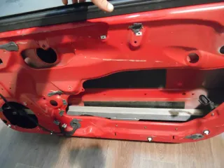 Audi A4 Cabrio 8H Bj. 2001 Tür rechts Beifahrertür 8H0831052D Rot LY3C Türhaut - Bild 4