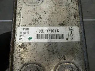 VW Skoda Seat Audi 2.0 TDI CFH Ölkühler Ölfiltergehäuse 03L117021C 03L115389C - Bild 6
