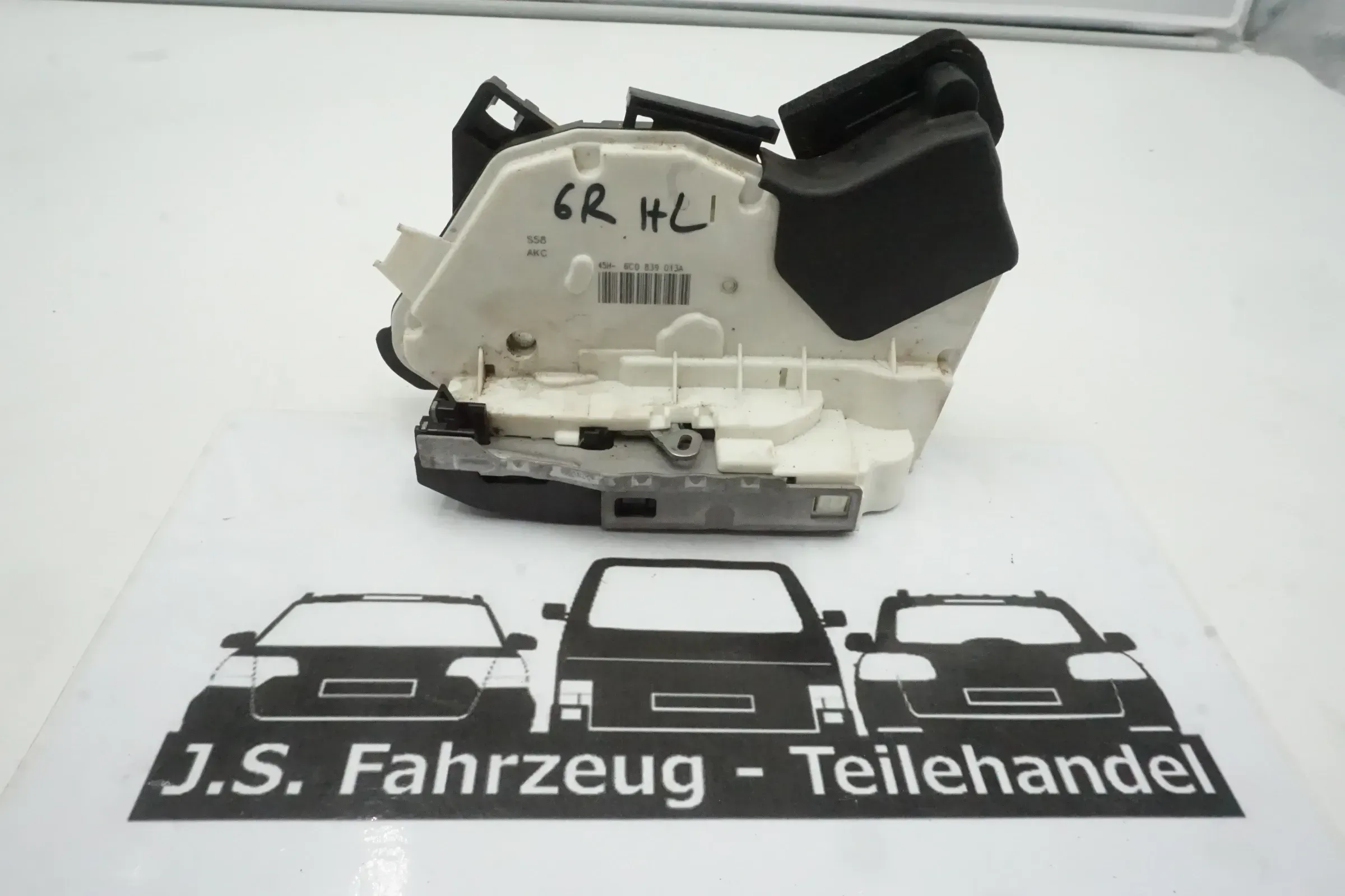 VW Polo 6C 6R Türschloss Schloss 6C0839013A HINTEN LINKS - Bild 1