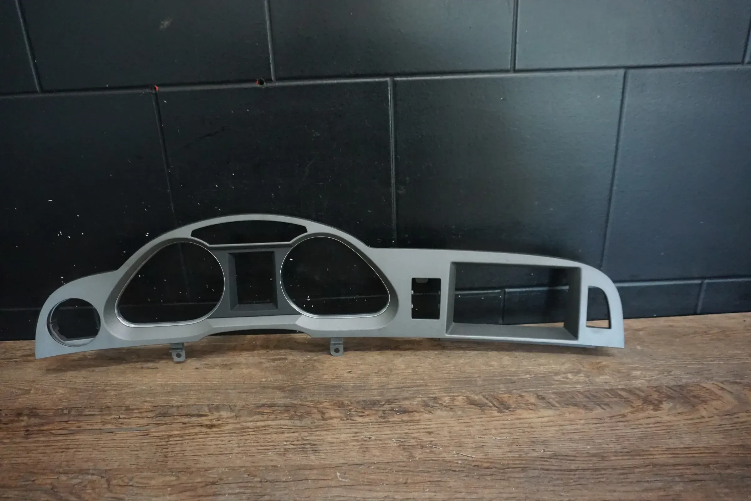 Verkleidung Armaturenbrett Audi A6 S6 4F Blende Rahmen Tacho grau 4F1857115D - Bild 1