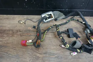 VW T5 Facelift Tür Türkabelbaum Vorne Links  elektr Spiegel 7E0035295A Dynaudio - Bild 3