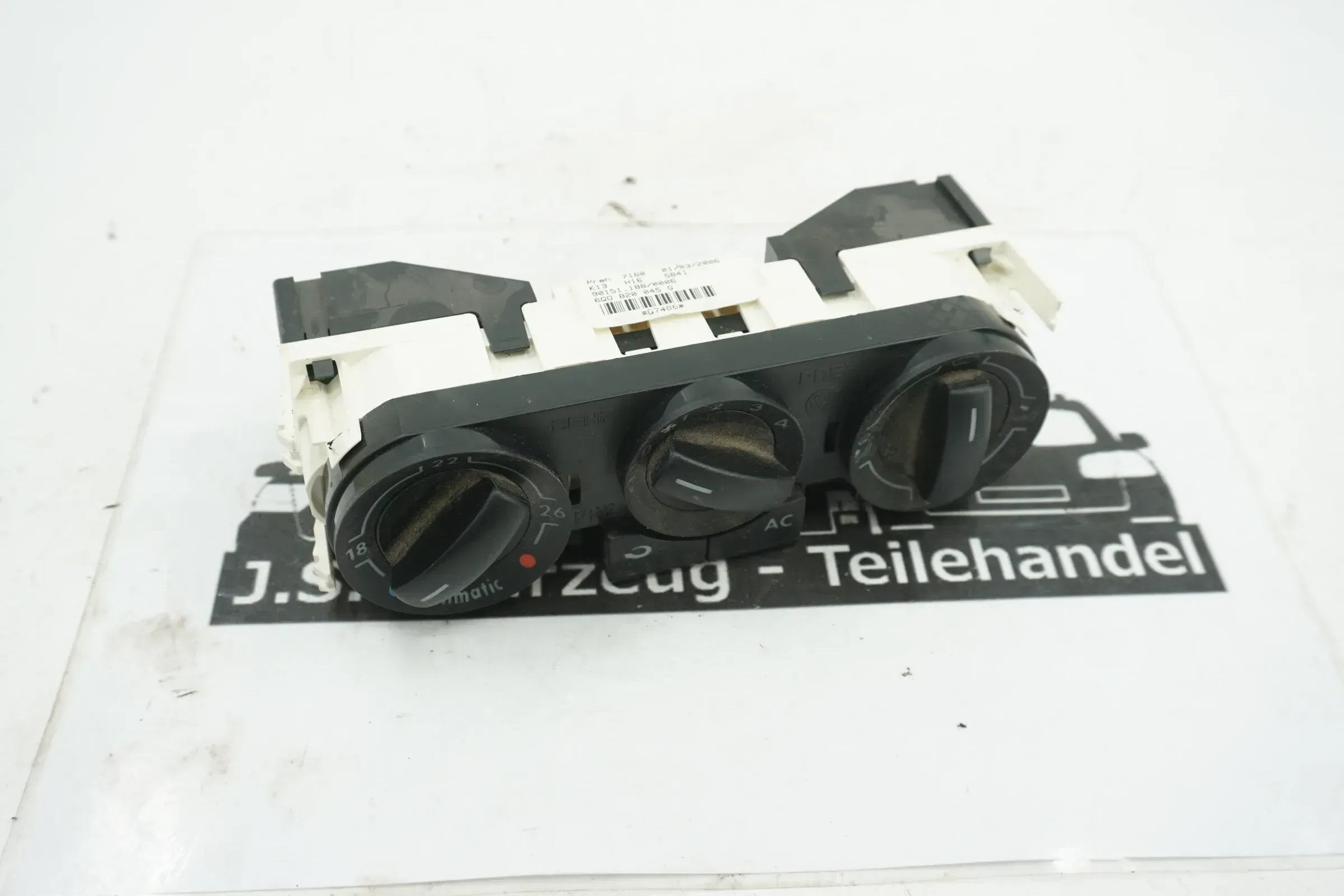VW Polo 9N Bedienteil Klimaanlage Klima 6Q0820045H E /G Heizung Klimabedienteil - Bild 1