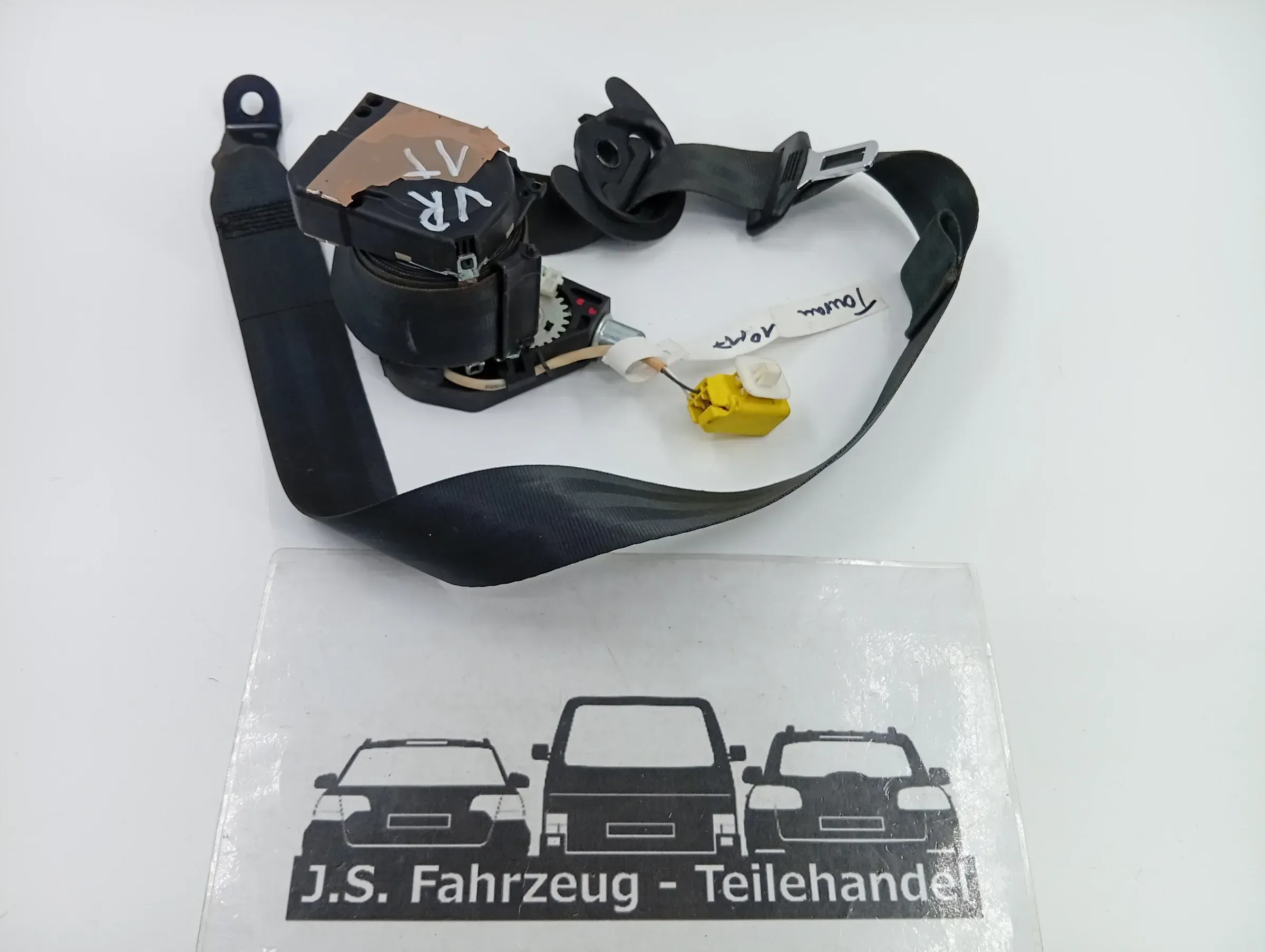 VW Touran 1T Original Sicherheitsgurt vorne Rechts Gurt schwarz 1T1857706A - Bild 1