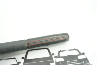 VW Golf 5 6 V VI GTI Handbremshebel Griff EOS 1F Leder Rote Naht 1K0711461E - Bild 2