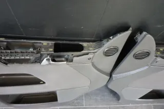 VW T5 Multivan Türverkleidung Vorne Links Rechts Anthrazit Stoff vorn Schwarz - Bild 6