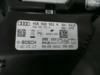 Audi A6 4G A7 Kombiinstrument 4G8920931N + Schlüssel + Transponder - Bild 9