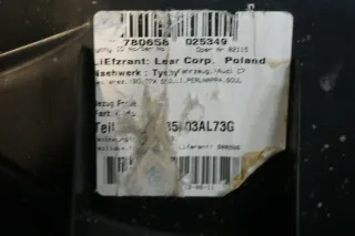 Orig Audi A6 C7 4G Seitenwange Polster hinten rechts Rückbank 4G0885703 Schwarz - Bild 5