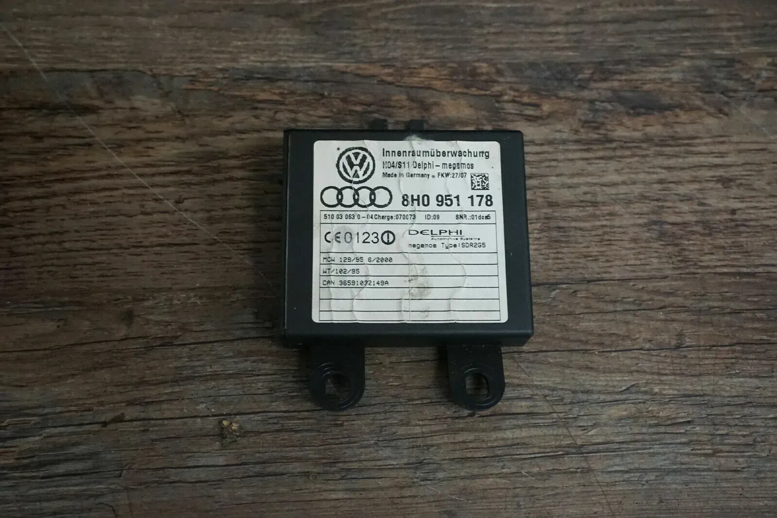 Audi A4 B7 Cabrio Steuergerät Innenraumüberwachung Bewegungsmelder 8H0951178 - Bild 1
