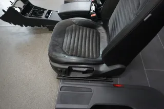 VW Passat 3AF Variant Highline Sitze Ausstattung Leder Alcantara Schwarz - Bild 11