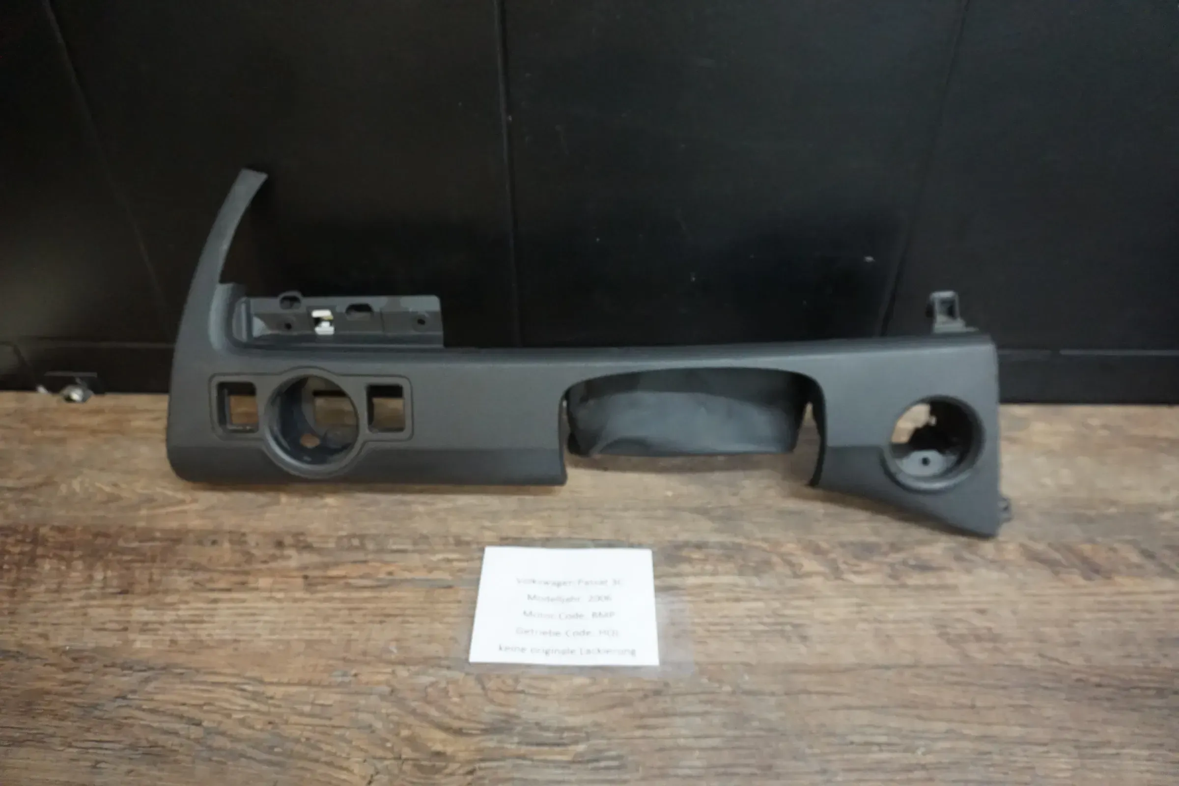VW Passat B6 3C Abdeckung 3C1857200D Lenksäule Verkleidung Armaturenbrett - Bild 1