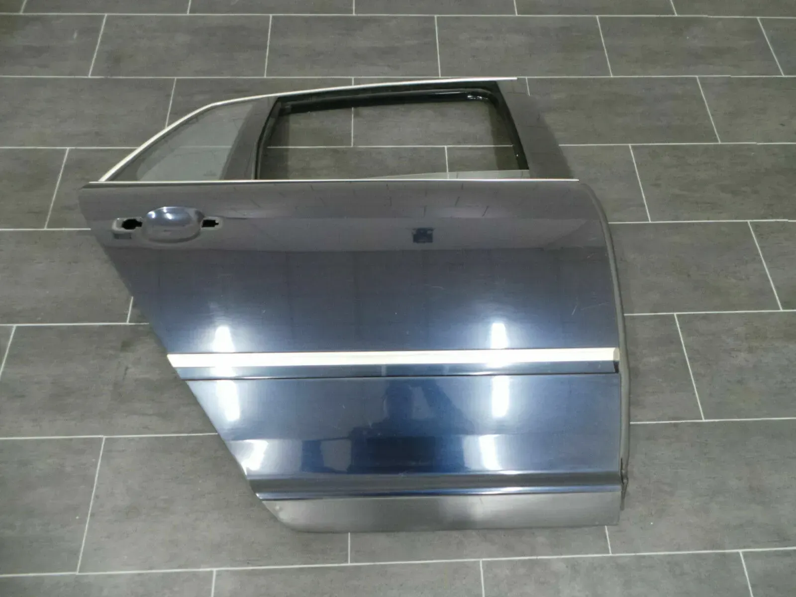 Tür hinten rechts VW Phaeton 2001-2007 LR5W blau - Bild 1