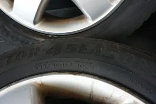 VW T5 4 VW Kompletträder SOLACE 235/55 R17 103 XL 7Jx17 ET55 Felgen Allwetter - Bild 10
