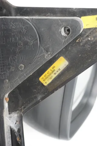 VW T6 Spiegel Aussenspiegelgehäuse links satinschwarz 7E1857407Q Schwarz - Bild 7