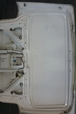 VW T5 Multivan Caravelle Tür Hecktür Heckklappe Weiß Lb9a Beschädigt - Bild 11