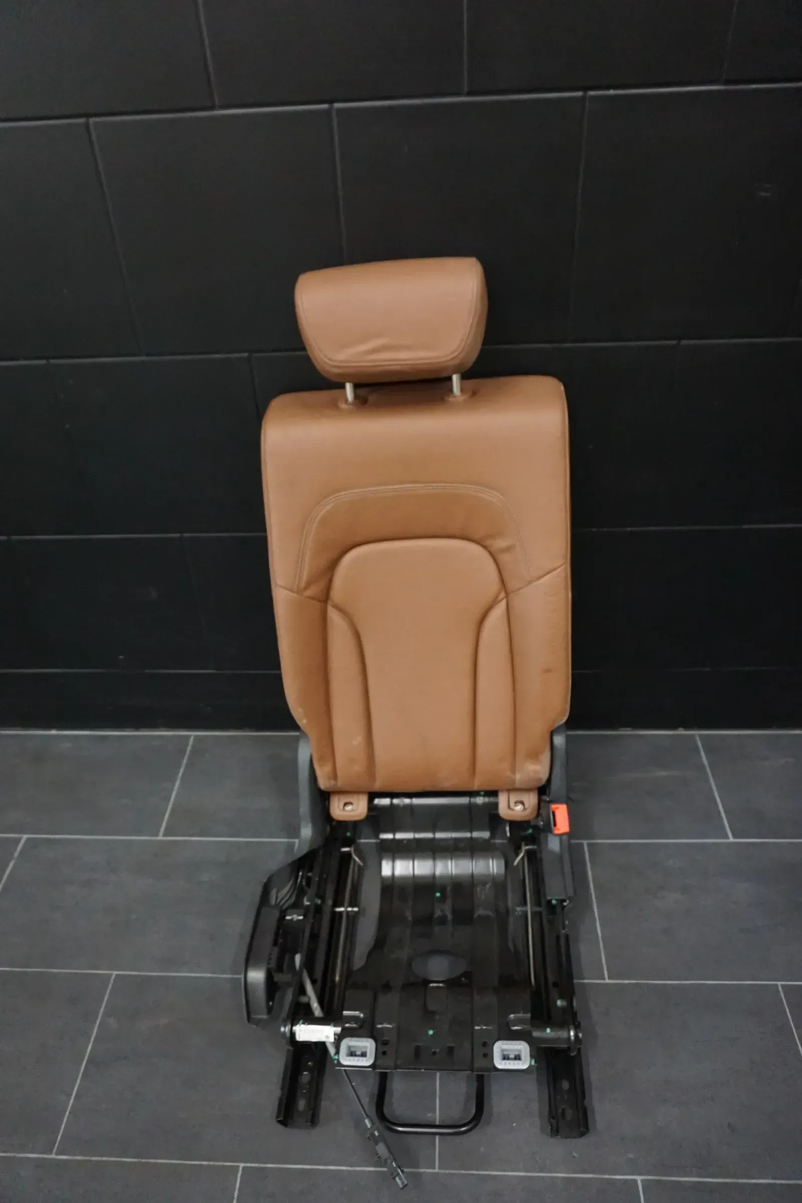 AUDI Q5 8R Nappa Zimt Braun Rücksitzbank Plus Oberteil Ledersitze Sitze - Bild 1