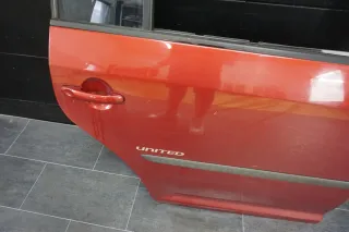 Tür hinten rechts LA3T Wild Cherry Met. passt für VW TOURAN 1T3 - Bild 3