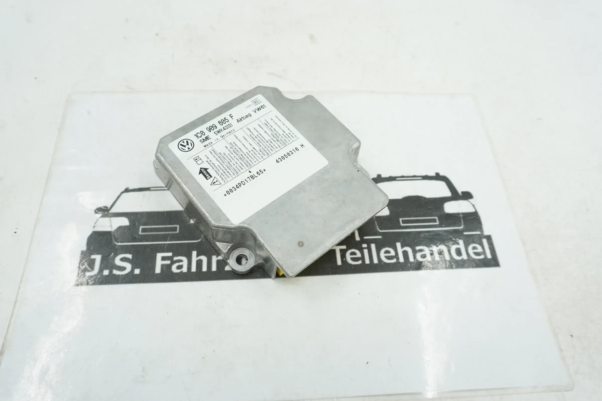 VW T5 2003-2009 Multivan Airbag Steuergerät 1C0909605F - Bild 1