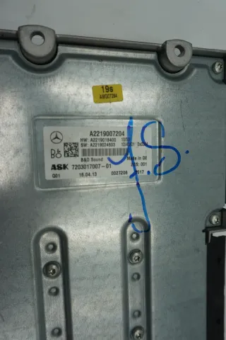 Mercedes W218 CLS AMG Mopf B&o Bang Olufsen Amplifier A2219007204 Verstärker - Bild 4