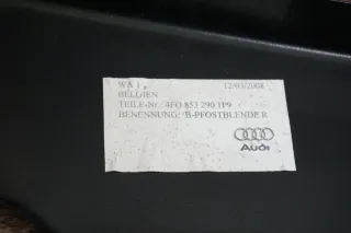 Audi A6 4F C6 Abdeckung B-Säule außen rechts 4F0853290 Verkleidung Original - Bild 7