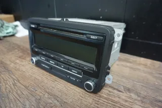 VW Polo Golf T5 Radio CD MP3 Swing Original Display Bosch 5M0035186J RCD310 - Bild 3