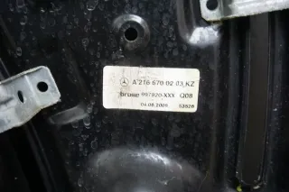 Mercedes Benz CL W216 Fensterheber Gestänge Antrieb hinten rechts A2166700203 - Bild 5