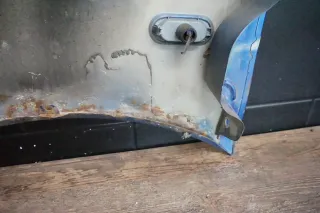 Kotflügel für VW T5 transporter multivan LA5W rechts blau vorne lackiert - Bild 6
