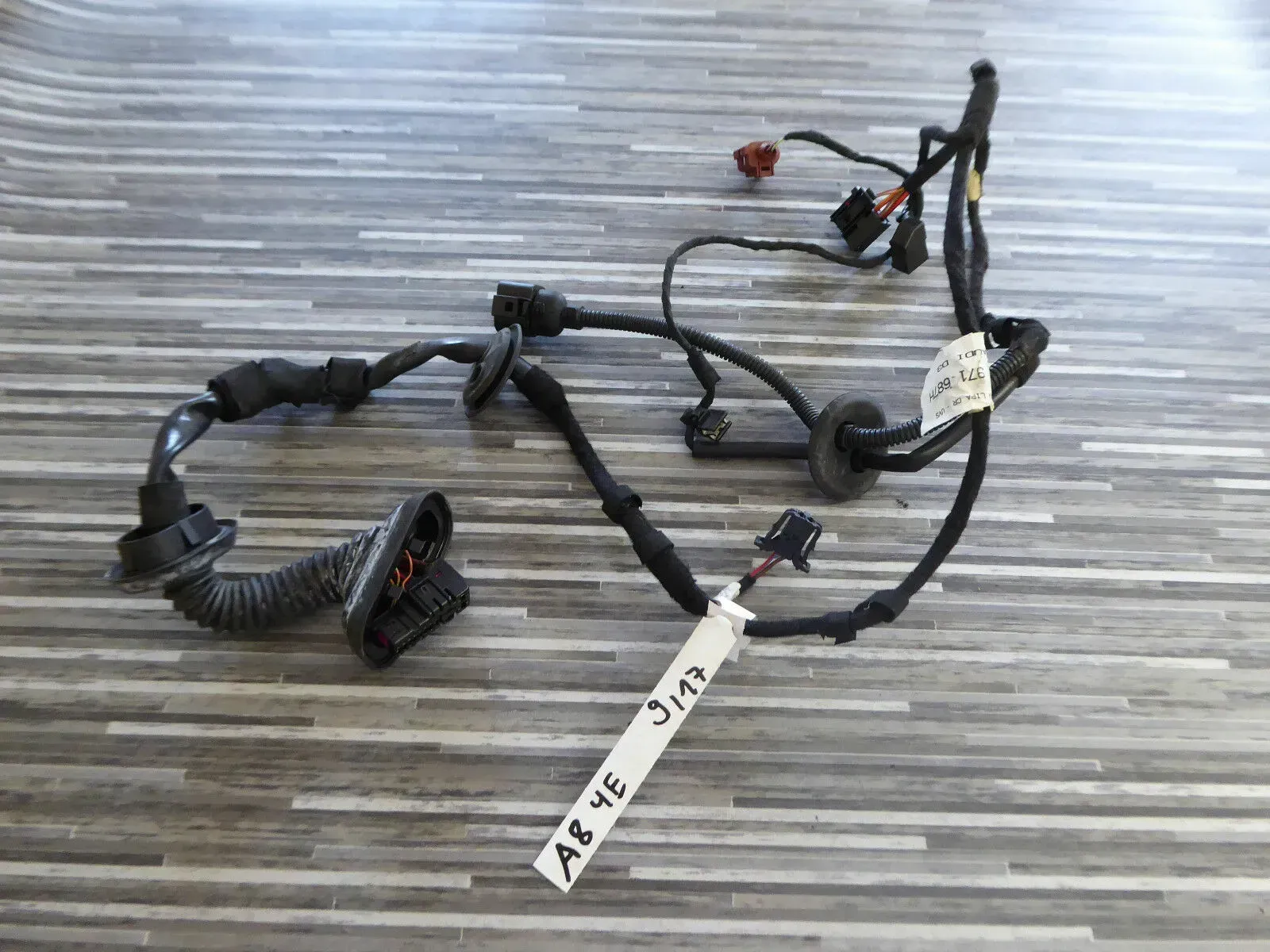 4E0971687H Kabelbaum Tür hinten rechts original Audi A8 4E D3 - Bild 1