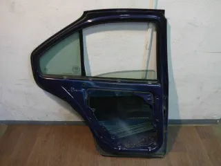 VW Bora Tür hinten links Fahrerseite blau Metallik LB5N Limo Limousine - Bild 4