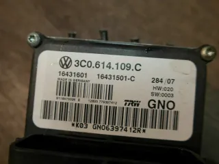 VW PASSAT 3C 2,0TDI ABS HYDRAULIKBLOCK STEUERGERÄT 3C0614109C - Bild 4