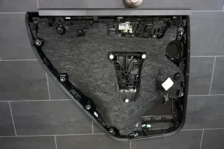 Türverkleidung hinten rechts Porsche Cayenne Schwarz Leder 9Y 2020 - Bild 5