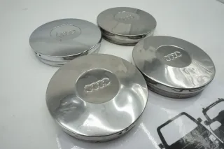 Audi 80 B1 Radkappe Radzierblende Chrom Blech Nabedeckel Zierblende Metall - Bild 2