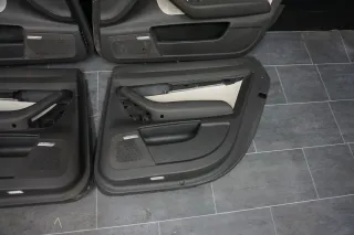 4x Audi A6 4F Türverkleidung Verkleidung Tür vorne hinten Leder S-line weiß - Bild 2