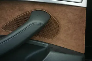 Audi A8 4H D4 Türverkleidung Schwarz Alcantara braun hinten links 4H0867017 - Bild 5