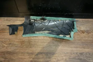 Porsche 986 Boxster Verkleidung Abdeckung B-Säule rechts grün 98655131600 - Bild 4