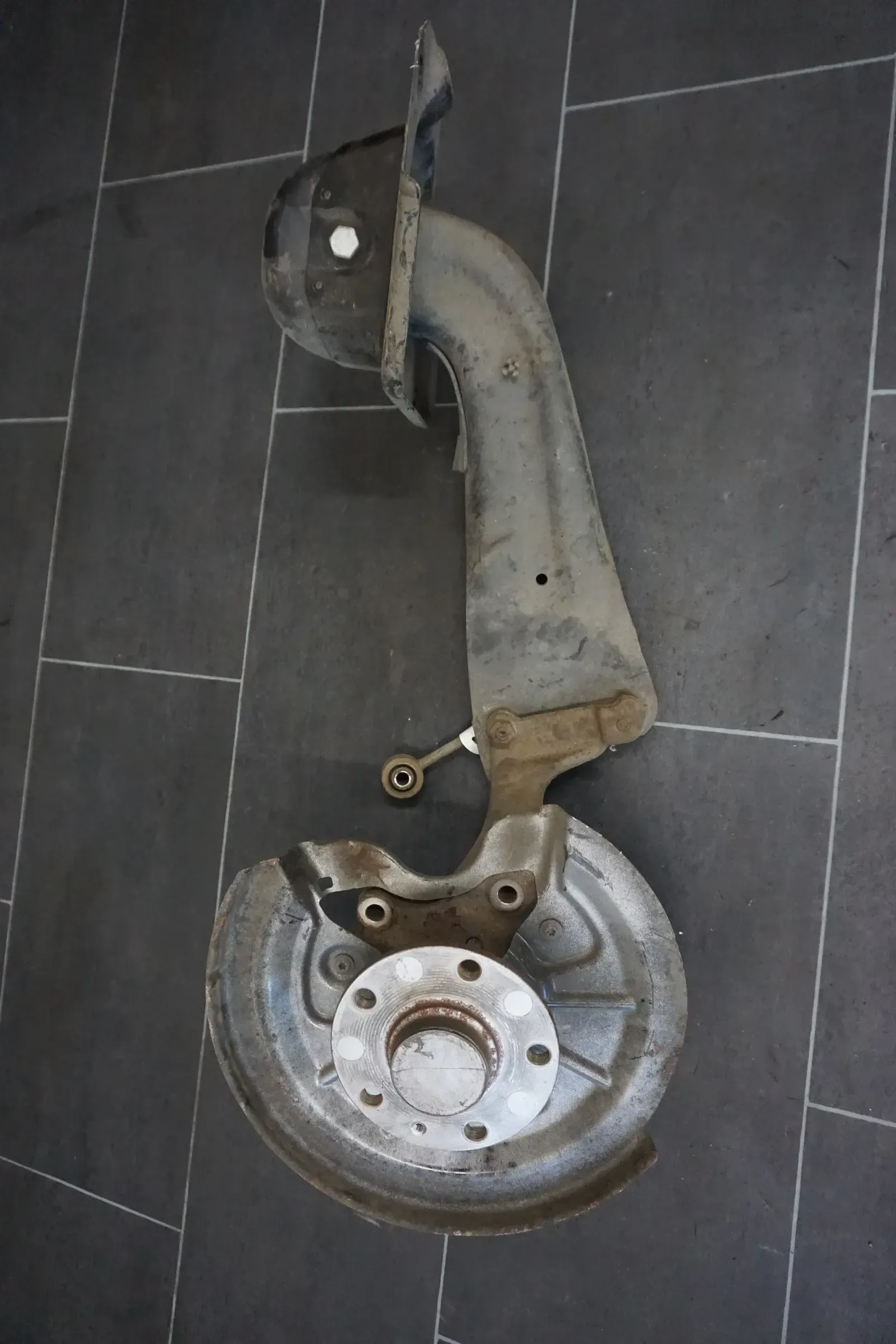 1K0505226H Original VW Golf 5 V 6 2.0 TDI Achsschenkel Spurstange Hinten Rechts - Bild 1