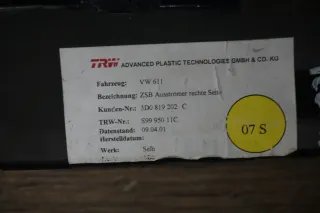 Lüftungsdüse rechts VW Phaeton Ausströmer Luftdüse anthrazit 3D0819202C - Bild 3