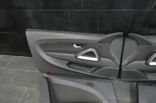 VW Scirocco 3 1K8 Türverkleidungen Türverkleidung Türpappen Schwarz Stoff - Bild 4