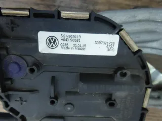 VW Golf 7 VII 5G Wischermotor mit Gestänge Vorne Viper Motor 5GM955023 5GM955119 - Bild 3