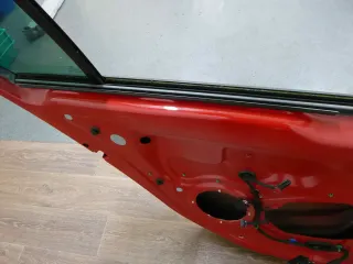 Tür Fahrerseite hinten links VW Golf V 5 Limousine BJ 2006 LY3D Rot 5 Türer - Bild 6