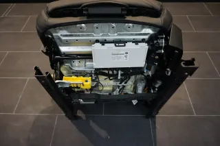 BMW F20 Sitz vorne Links Leder Schwarz Rote Naht Sitzheizung Sport M Paket 2018 - Bild 10