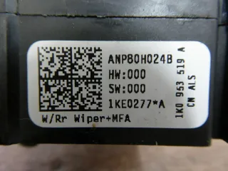 VW Golf 5 / Audi A3 8P Wischer Schalter Wischerhebel Bordcomputer 1K0953519A TOP - Bild 4