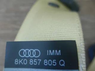 Audi A4 8K B8 07-12 Gurt Sicherheitsgurt Gurtstraffer HL + HR Beige - Bild 5
